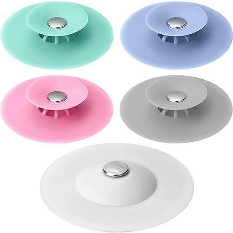 Stück Silikon-Abflussstopfen, universell für Spülbecken, Badezimmer, Küche