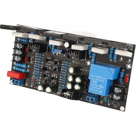Carte d'amplification de puissance 300 W monocanal 1943+5200 Module d'amplification audio arrière CC ±20‑90 V (1/5)