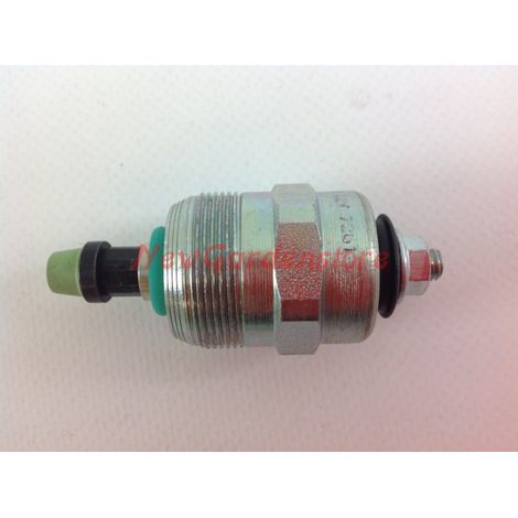 Válvula de parada de combustible 12 voltios 12877 solenoide DELPHI BOSCH FIAT PERKINS (1/4)