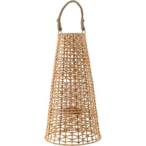 Lanterne en Rotin "Anais" 55cm Naturel (1/5)