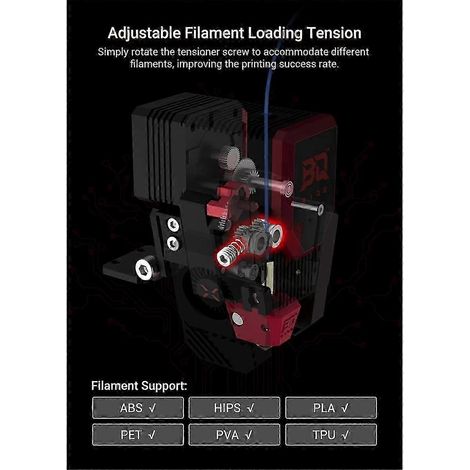 Extrudeuse à entraînement direct à double engrenage avec buse CHT haute température TERMINATOR 350 pour Voron 2.4 3 (1/5)