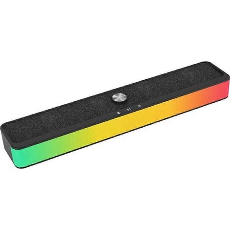 RGB-Soundbar für Fernseher, Bluetooth-Lautsprecher, 360°-Surround-Sound-Heimkinosystem, HiFi-Stereo-Lautsprecher für Fernseher und PC, Musikwiedergabe (1/5)