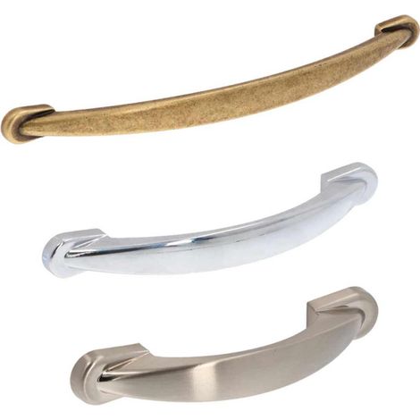 Maniglia per mobili linea decor serie 32 Giusti - 160 Nichel Satinato