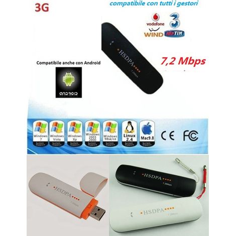 Clé Internet 3g Modem Usb Antenne Universelle Pour Tablette Pc Android