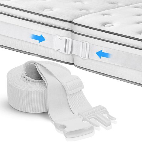 Connecteur de matelas 10m avec boucle en plastique pour lits doubles