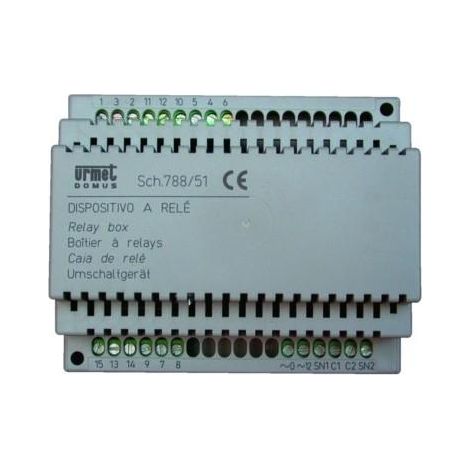 Relais commutation 4 plaques URMET 788/58