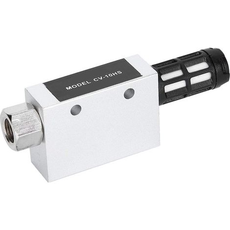 Générateur de vide CV-10HS silencieux en alliage d'aluminium avec valve d'échappement pneumatique, diamètre de buse 1mm pour systèmes automatisés grande ventilation (1/5)