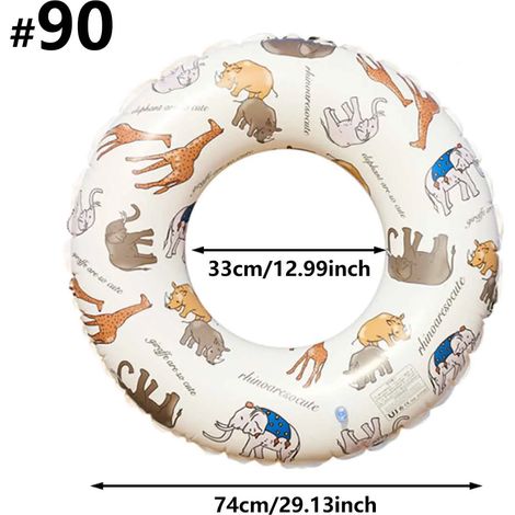 (90) Bouées gonflables pour piscine, jolies bouées, jouets aquatiques pour fête sur la plage (1/5)