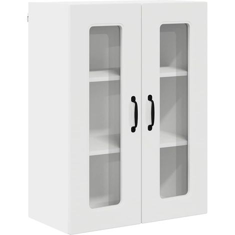 Meuble mural de cuisine,Armoire de cuisine Blanc brillant 60 x 31 x 80 cm CFW78725 (1/5)