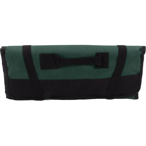 Sacoche à outils multifonctionnelle en tissu Oxford épais résistant à l'usure et imperméable, pochette portable verte