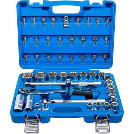 BGS Set di bussole a 12 facce cromo 51 pezzi