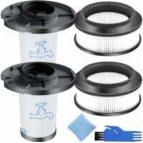 Pré-filtre et filtre moteur pour aspirateur Rowenta X-Force Flex 11,60 14,60 15,60 Animal RH9878 RH9898 RH9958 RH99F1, pièces de rechange, accessoires filtre (remplace ZR009007 ZR009008), (1/4)