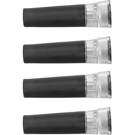 Lot de 4 bouchons de vin sous vide : ralentissent l’oxydation, préservent la fraîcheur, étanches, durables et réutilisables. (1/5)