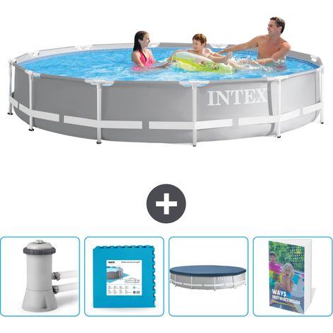 Prism Frame Pool Rund - 366x76 cm - 5-teilig SCB124 (1/5)