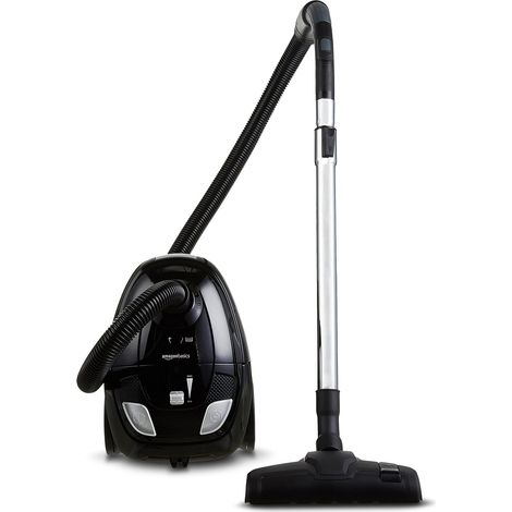 Aspirateur avec sac, puissant, pour sols durs et tapis, filtre HEPA, compact et léger, 700 W, 1,5 L, Noir (1/5)
