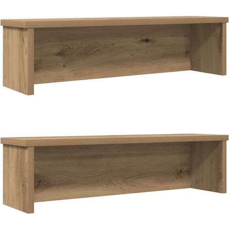 Vidaxl – Étagère à épice empilable en bois d'ingénierie – Dimensions 60x15x16 cm – Résistante à l'humidité et à la déformation – Pour rangement optimisé (1/5)