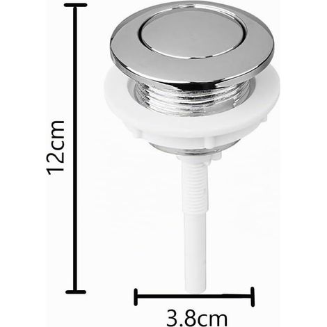 Toilet Push Button 38mm Flush Button Water Tank Button Bathroom Standard Part (1/4)