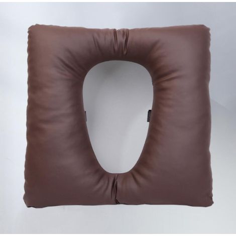Cojín para silla de inodoro antiescaras, cojín grueso y suave de poliuretano para silla de ducha, mesita de noche o silla con inodoro. (1/5)
