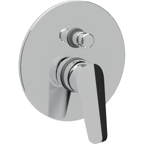 Teorema - Miscelatore Incasso Doccia Con Deviatore Cromato - Serie: Slyce