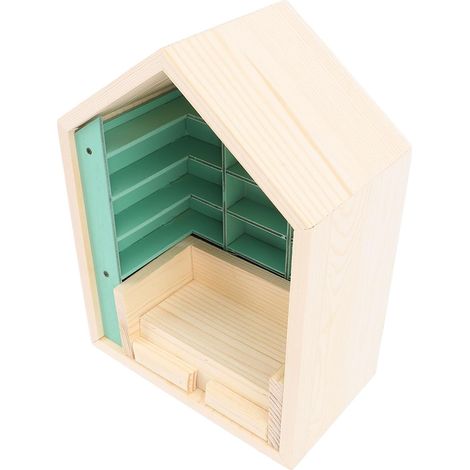 Bibliothèque miniature, maison de poupée, bibliothèque, ornement, en bois, pour soulager le stress, fabriquée à la main pour chambre, bureau (1/5)
