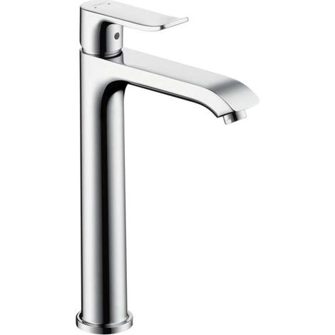 Hansgrohe Metris New - Grifo monomando de lavabo 200, con desagüe, cromo 31183000 (1/4)