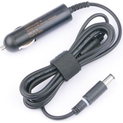Micro battery - Microbattery 90w DELL Car Adapter 19.5v 4.62a Plug: 7.4  5.0, mbxde-dc0002 (19.5v 4.62a Plug: 7.4  5.0)