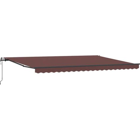 Maison Exclusive - Markise Automatisch Braun 500x300 cm