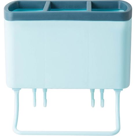 Panier à Baguettes Murale - Tube de Rangement pour Baguettes en Acier Inoxydable avec Égouttoir - Pour Cuisine Intérieure - 1 Pièce (1/5)