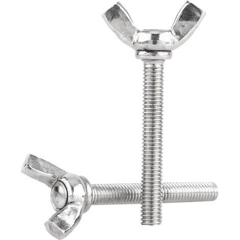 Lot de 5 vis papillon à ailettes en acier inoxydable 304 (M5 40 mm) (1/4)