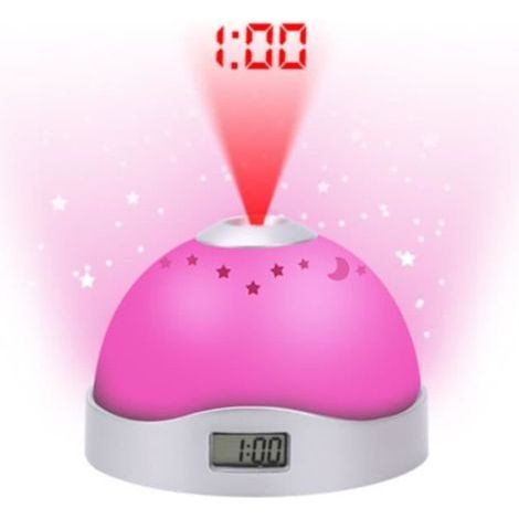 Sternenhimmel-Projektionswecker, LED-Digitaluhr mit Sternenhimmel, Projektionswecker für Kinder (1/4)