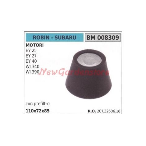 Filtro aria con prefiltro ROBIN per motore rasaerba EY 25 27 40 WI 340 008309