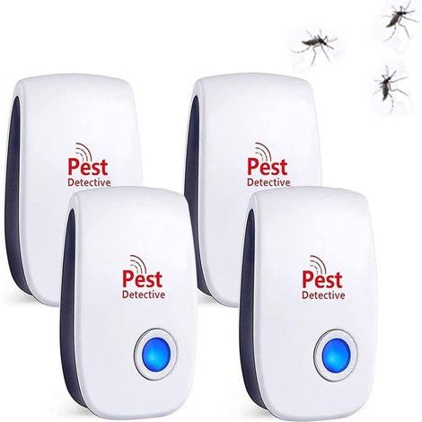 Ult-Rason Souris et Rats, lot de 4, barrière anti-insectes Ult-Rason Souris et Rats, repousse les moustiques, les cafards, les souris, les araignées et autres insectes, sans danger pour le corps humai (1/5)