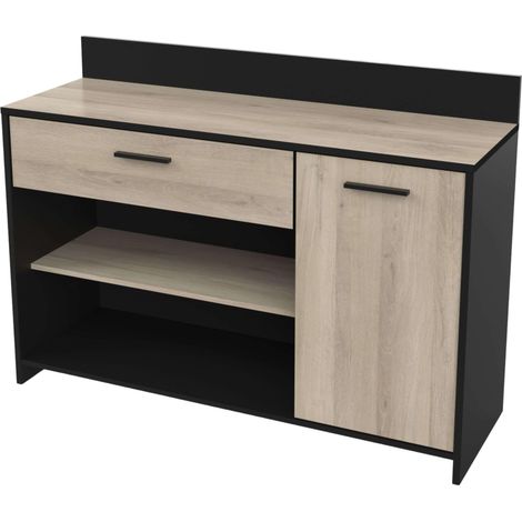 Range-Tout Cuisine - 1 Porte / 1 Tiroir / 2 Niches - Aroma - Fabriqué en France (1/5)