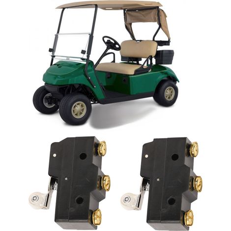 Die Endschalter für Minigolfwagen sind kompatibel mit EZGO TXT Medalist Marathon Gas & Electric (Non-PDS) 10606-G1 und 10606-G2 (Set mit 2 Stück). (1/5)