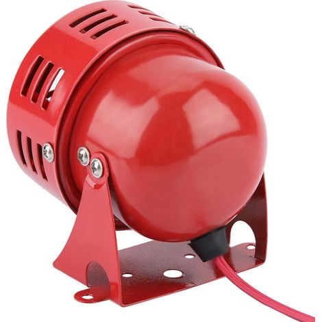 Klaxon de Moto Puissant - Son de Freinage ModifiéMotos - Couleur Rouge élégante, Conception Légère, Construction en Fer, Klaxon Haute Performance amélioré et Personnalisation (1/5)