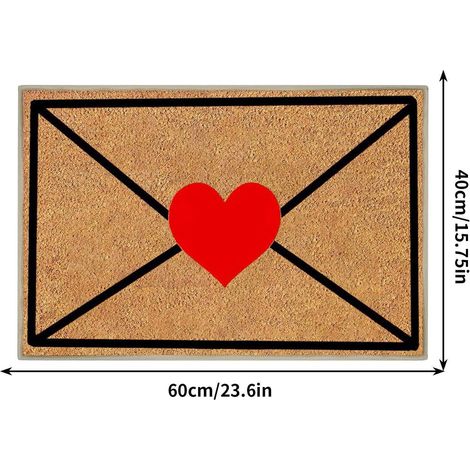 Tapis De Porte - Tapis D'Entrée Anti-Dérapant En PVC Souple - Pour Intérieur Et Extérieur - 40 X 60 Cm - 1 Pièce (1/4)