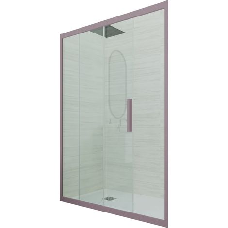 Porta doccia Lavanda scorrevole  cm nicchia vetro Deco