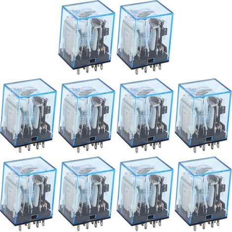 Mittelspannungs-Elektromagnetrelais 110 V, 10er-Packung, für Haushaltsgeräte und Kommunikation (1/5)