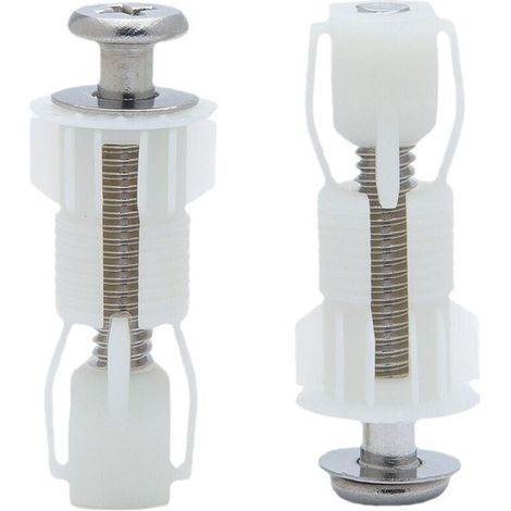 KZQ tornillos de expansión para tapa de inodoro, tornillos de fijación para asiento de inodoro, juego de fijación para tapa de inodoro, piezas de repuesto para tapa de inodoro. (1/4)