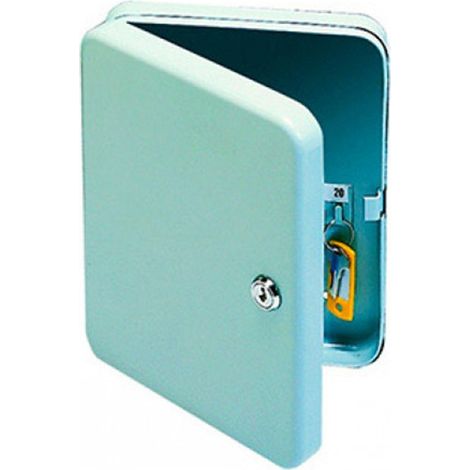 Q-Connect Schlüsselschrank aus Stahl für 20 Schlüssel (1/3)