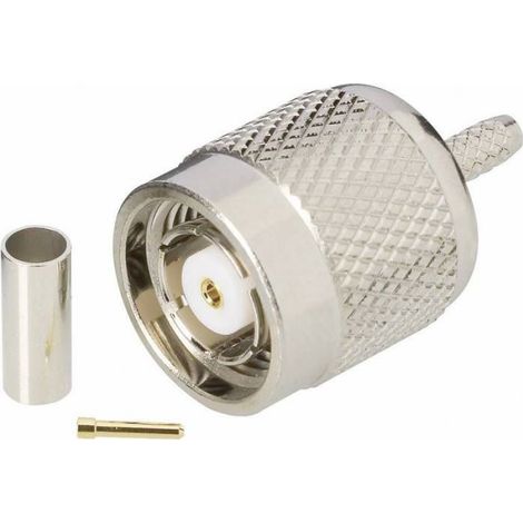 Connecteur TNC Polarité Inversée - Mâle Droit 50 Ω - Pour Câblage RF - 1 Pièce (1/2)