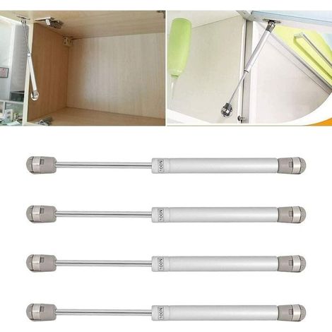 Vérins à gaz pour meuble 4pcs – Force 100N – Longueur 270mm – Alliage zinc et ABS – Installation facile pour portes d'armoire - GAZ 100 N (1/5)