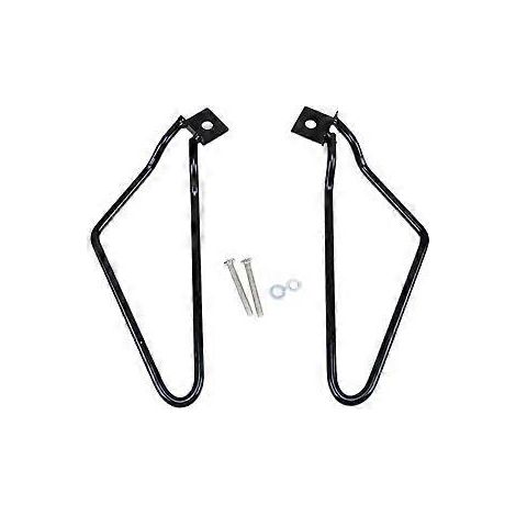 Lot de 2 supports de sacoches noires pour moto XL 883 1200 (1/5)