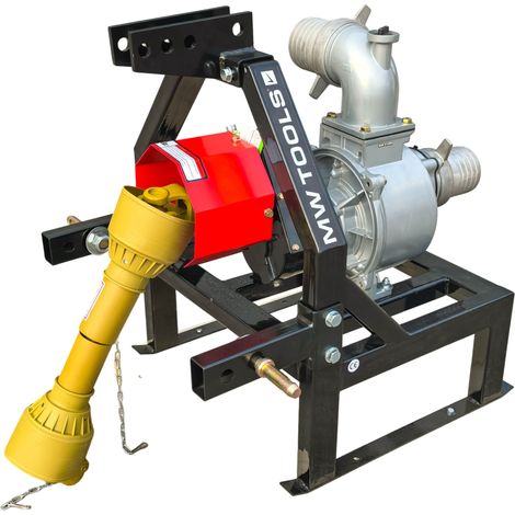 Pompe à eau 4 haut débit - Pour tracteur dès 25 CV - 80 000 L/h - attelage 3 points avec cardan inclus MW Tools PTWP8000 (1/5)