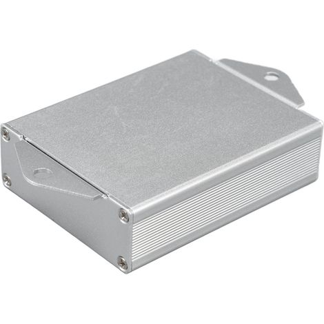 Wasserdichte Aluminium-Anschlussdose, integrierte DIY-Verteilerdose, silber, 24 x 64 x 80 mm (1/5)