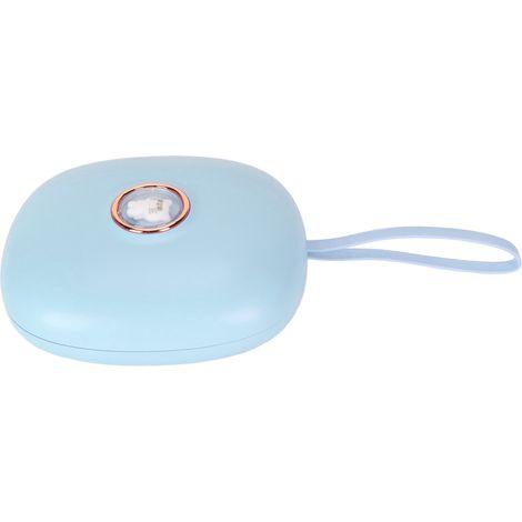 Horloge réveil numérique vibreur de voyage LED électronique pour sommeil profond étudiants gamins bleu azur (1/5)
