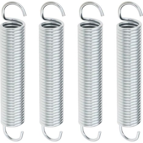 Ressorts d'extension 115 mm en acier galvanisé, référence 73204629, pour tondeuse autoportée et tracteur, par J. (1/4)