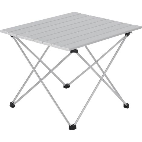 WOLTU Tavolo da Campeggio Pieghevole Portatile per Picnic Giardino in Alluminio