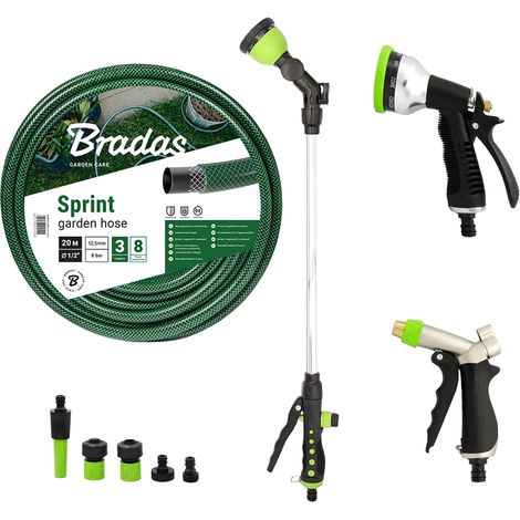 3/4 Zoll Sprüh- und Gießset mit Spritze, Brause und Schlauch 20-50 m (1/5)