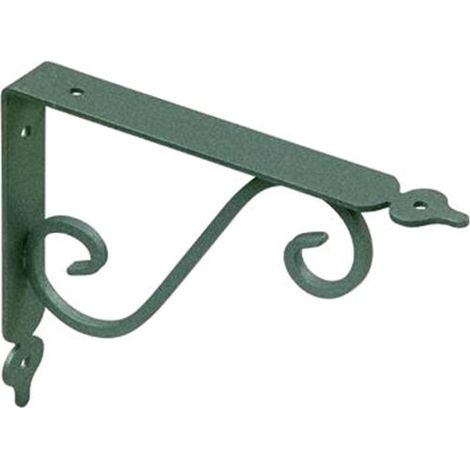 Mensole Extra-Strong In Ferro Battuto Antracite Cm.14X11 Cf.2Pz